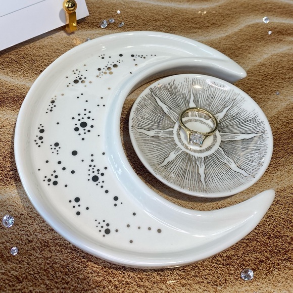 Moon & Star 🌙 💫 ring/jewelry dish - Picture 2 of 3